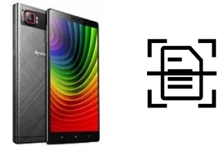 Numériser un document sur un Lenovo Vibe Z2