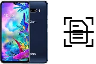 Numériser un document sur un LG V50S ThinQ 5G
