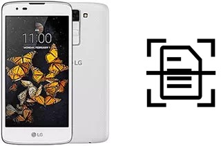 Numériser un document sur un LG K8