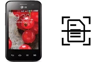 Numériser un document sur un LG Optimus L3 II Dual