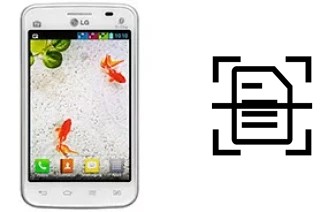 Numériser un document sur un LG Optimus L4 II Tri E470