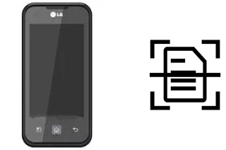 Numériser un document sur un LG Univa E510
