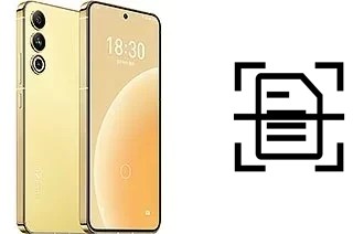 Numériser un document sur un Meizu 20