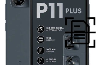 Numériser un document sur un Mobicel P11 Plus