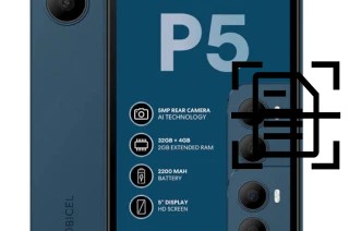 Numériser un document sur un Mobicel P5