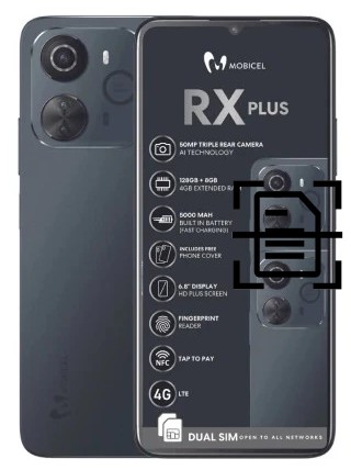 Numériser un document sur un Mobicel RX Plus