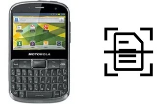 Numériser un document sur un Motorola Defy Pro XT560