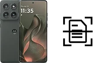 Numériser un document sur un Motorola Edge (2025)