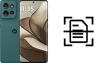 Numériser un document sur un Motorola Edge 50