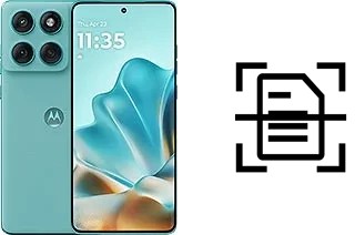 Numériser un document sur un Motorola Edge 60 Fusion