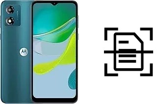 Numériser un document sur un Motorola Moto E13