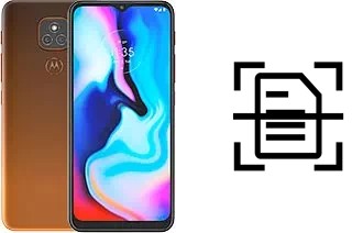 Numériser un document sur un Motorola Moto E7 Plus