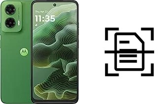 Numériser un document sur un Motorola Moto G35