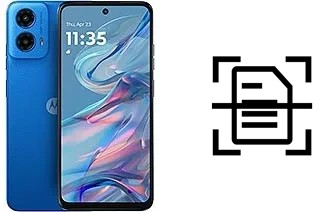 Numériser un document sur un Motorola Moto G45