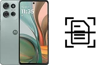 Numériser un document sur un Motorola Moto G75