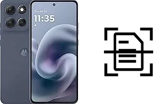 Numériser un document sur un Motorola Moto G86 Power