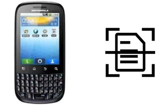 Numériser un document sur un Motorola SPICE Key