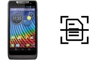 Numériser un document sur un Motorola RAZR D3 XT919