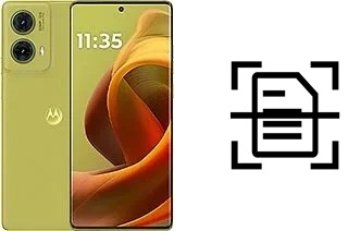 Numériser un document sur un Motorola S50 Neo
