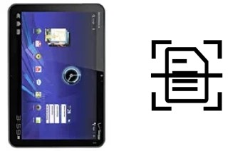 Numériser un document sur un Motorola XOOM MZ600