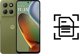 Numériser un document sur un Motorola Moto G15 Power