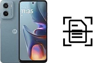 Numériser un document sur un Motorola Moto E15