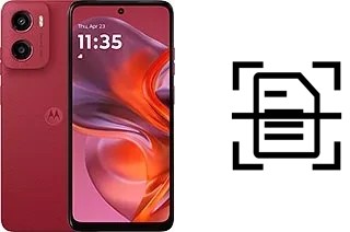 Numériser un document sur un Motorola Moto G05