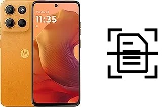 Numériser un document sur un Motorola Moto G15