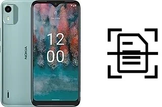 Numériser un document sur un Nokia C12 Plus