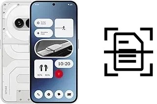 Numériser un document sur un Nothing Phone (2a)