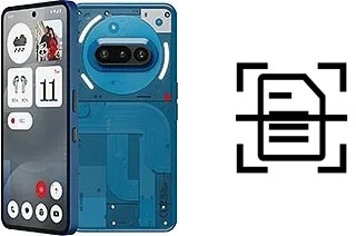 Numériser un document sur un Nothing Phone (3a)