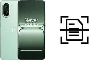 Numériser un document sur un OnePlus Ace 5 Racing