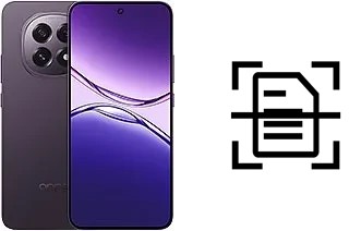 Numériser un document sur un Oppo A5 (China)