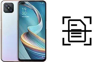 Numériser un document sur un Oppo Reno4 Z 5G