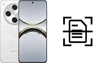 Numériser un document sur un Oppo Find X8 Pro