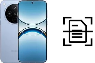 Numériser un document sur un Oppo Find X8