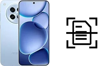 Numériser un document sur un Oppo Find X8s