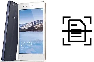 Numériser un document sur un Oppo Neo 5 (2015)