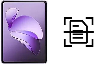 Numériser un document sur un Oppo Pad 3