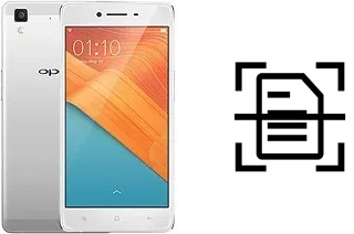 Numériser un document sur un Oppo R7 lite