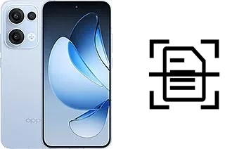 Numériser un document sur un Oppo Reno13 (China)