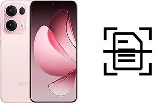Numériser un document sur un Oppo Reno13 Pro (China)