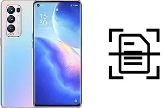 Numériser un document sur un Oppo Find X3 Neo