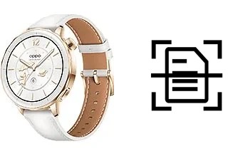 Numériser un document sur un Oppo Watch X2 Mini