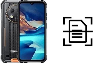 Numériser un document sur un Oukitel WP28 E