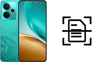 Numériser un document sur un Realme 14T