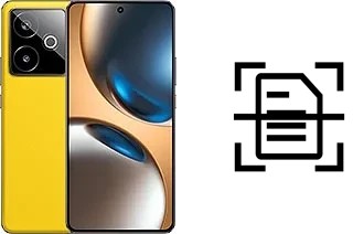 Numériser un document sur un Realme GT 7T
