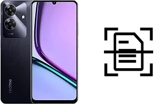 Numériser un document sur un Realme Note 60