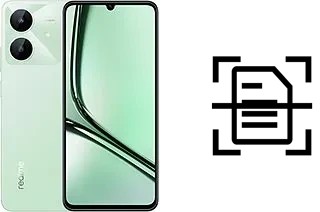 Numériser un document sur un Realme Note 60x
