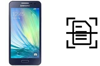 Numériser un document sur un Samsung Galaxy A3